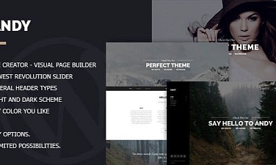 Theme Forest Andy - Joomla Template
