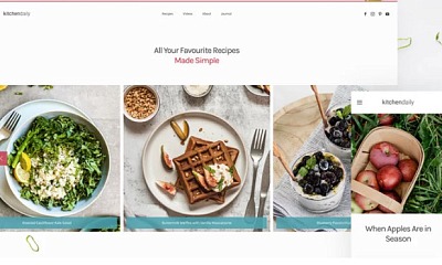 Kitchen Daily - A Cooking Theme Package For Yootheme Pro - Joomla Templates