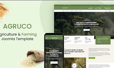 Templaza Agruco - Agriculture & Organic Food Joomla 4 Template