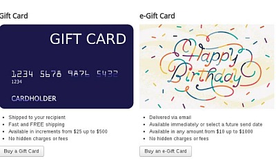 CM Gift Card for VirtueMart - Joomla Extension