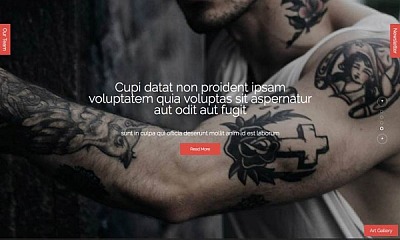 Mixwebtemplates Joomla183 - Tattoo Studio Joomla Template