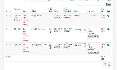 Confirm Order Admin Addon - Joomla Extension