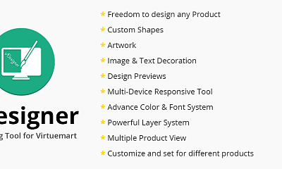 Vdesigner For Virtuemart Joomla Extension