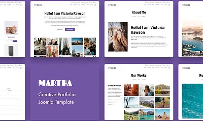 Templaza Martha Creative Portfolio Joomla 4 Template
