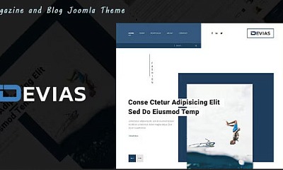 Devias - Blog And Magazine Joomla Theme