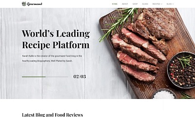 Joomshaper Gourmand - Joomla Templates