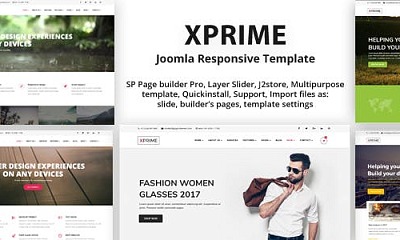 Theme Forest Xprime - Joomla Template