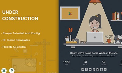 Jux Under Construction Joomla Extension