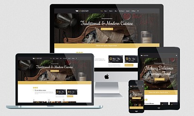 Enginetemplates Rustro - Luxury Restaurants Joomla Template