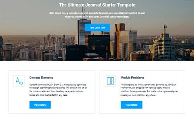 Joomlashine Blank 2 - Joomla Template
