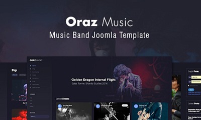 Themexpert Oraz - Music Band Joomla 5 Template