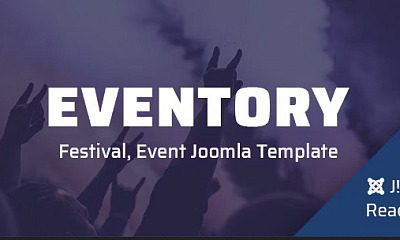 Eventory - Festival, Event Joomla 4 Template