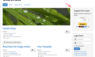 Osdonate Pro - Joomla Extension