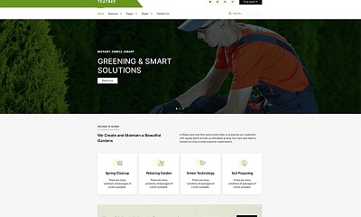 Joomlead Teatree - Gardening And Landscaping Joomla Template