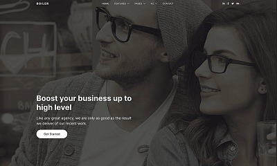 Joomlead Boiler - Joomla Template