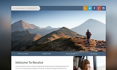 J51 - Revolve - Joomla Template