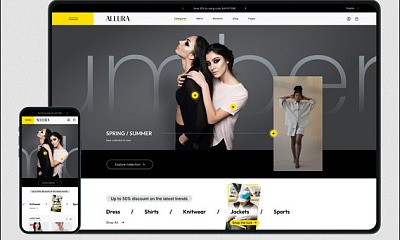 Joomshaper Allura - Joomla Ecommerce Template For Online Fashion Stores