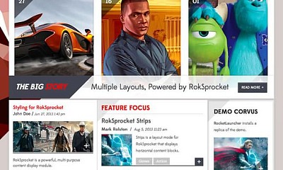Rockettheme Corvus - Joomla Template