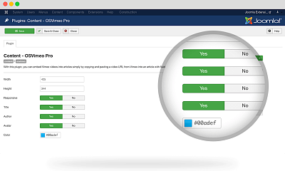 OSVimeo Pro - Joomla Extension