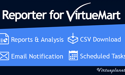 Reporter For Virtuemart Joomla Extension 2