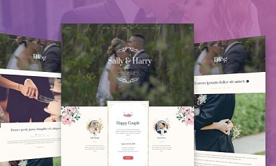 Gavickpro Wedding - Joomla Template