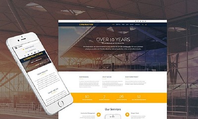 Theme Forest Construction Company - Joomla Template