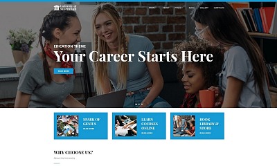 University Of Stormhall - University Responsive Joomla Template