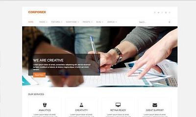Joomshaper Corporex - Joomla Template