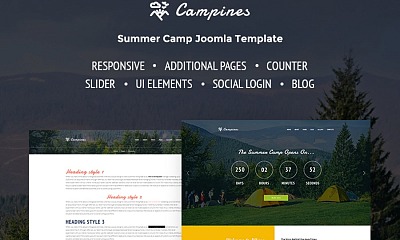 Theme Forest Campines - Joomla Template