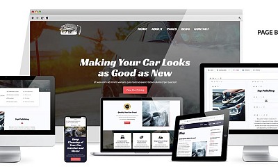Hot Themes Car Wash - Joomla Templates