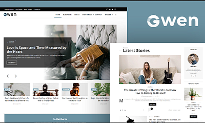 Gwen - Blog And Magazine Joomla Theme