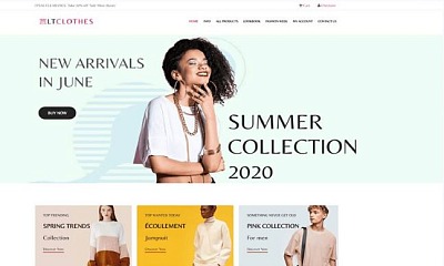 Lttheme Clothes - Joomla Template