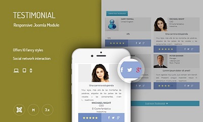 JUX Testimonial - Joomla Extension