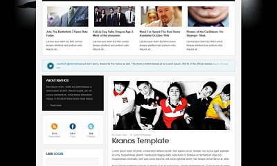Joomlart Kranos - Joomla Template