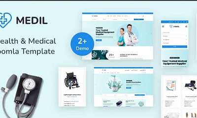 Templaza Medil - Medical & Healthcare Joomla 4 Template
