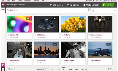 Simple Image Gallery Pro - Joomla Extension