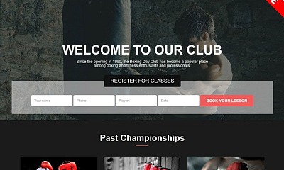 Bestaddon Boxing - Joomla Templates