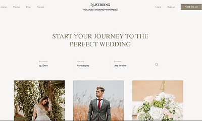 Dj-Wedding Joomla 4 Template