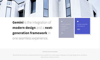 Rockettheme Gemini - Joomla Template