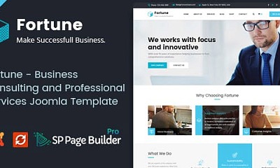 Theme Forest Fortune - Joomla Template