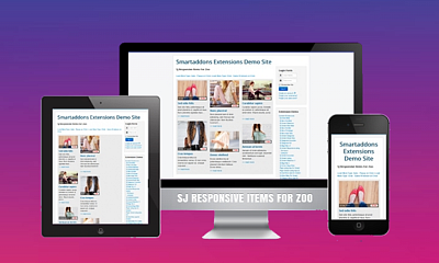 Sj Responsive Items For Zoo Joomla Extension