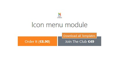 IconMenu - Joomla Extension
