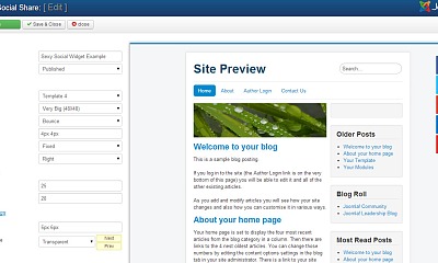 Creative Social Widget Pack Pro - Joomla Extension