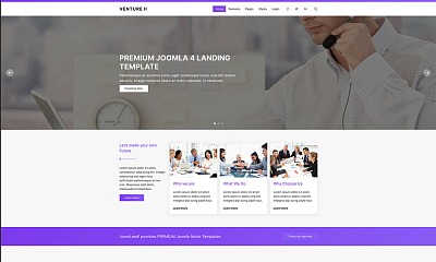 Joomlead Venture Ii - Responsive Business Joomla Template