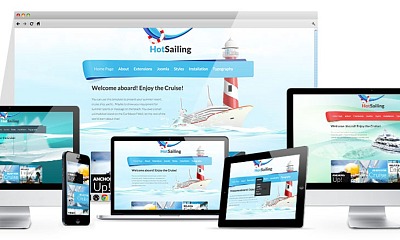 Hot Sailing - Joomla Template