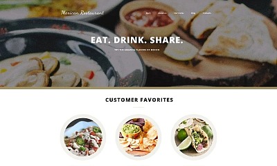 Template Monster Mexican Restaurant - Joomla Templates