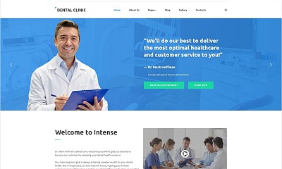 Dental Clinic - Dentistry Responsive Joomla Template