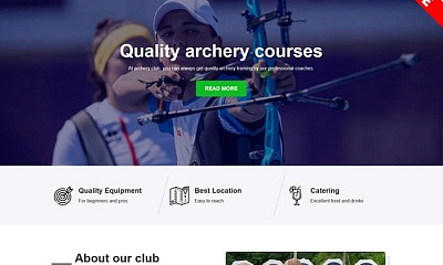 Bestaddon Archery - Joomla Templates