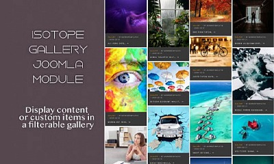 Isotope Gallery - Joomla Extension