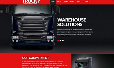 Trucky - Transportation Responsive Joomla Template